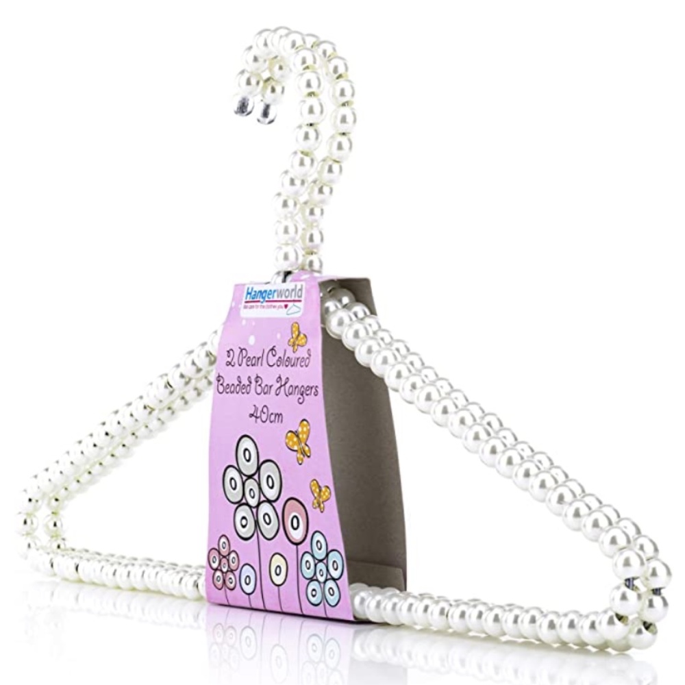 Luxurious Faux Pearl Bead Hanger - Set of 2